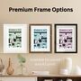 2025 Personalised 1st Paper Anniversary Poster Gift With Photo, thumbnail 5 of 11