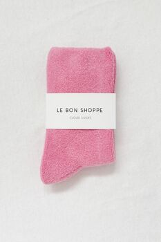 Bubblegum Pink Cloud Socks, 2 of 4