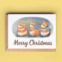 Three Wise Guinea Pigs 'Merry Christmas' Card, thumbnail 1 of 2