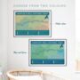 Hadrian's Wall Path Map Art Print With Tick List, thumbnail 7 of 8
