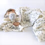 Personalised Lamb Comforter And Cream Blanket Set, thumbnail 1 of 5