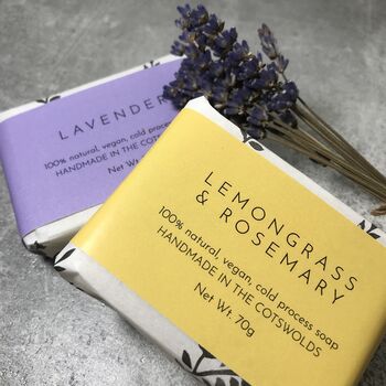 Soap Duo Lavender And Lemongrass And Rosemary, 2 of 4
