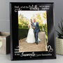 Father Of The Bride Black Glass Frame 5x7, thumbnail 4 of 5
