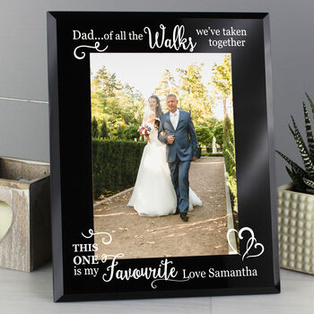Father Of The Bride Black Glass Frame 5x7, 4 of 5