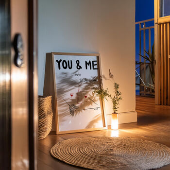 You And Me Retro Music Giclée Art Print, 5 of 8