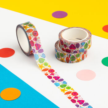 Rainbow Set Of Festive Washi Tapes, 7 of 7