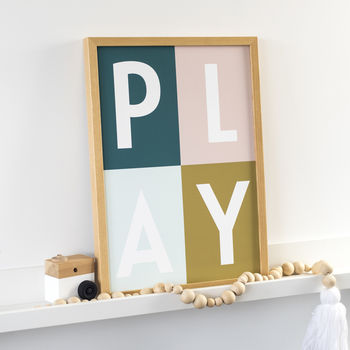 Play Pop Art Nursery Print, 3 of 7