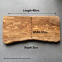 Personalised Live Edge Cheese/Chopping Board, thumbnail 6 of 8