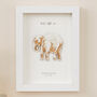 Personalised Elephant Wall Art New Baby Gift, thumbnail 2 of 5