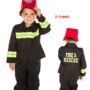 Personalised Black Fire Fighter Costume, thumbnail 5 of 9
