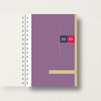 Personalised 2024 Week To View Diary, 8 of 10