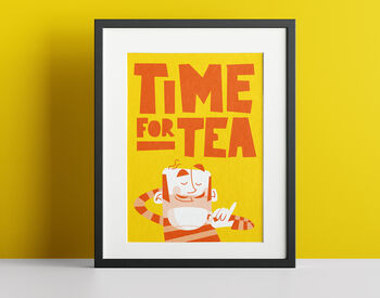 Time For Tea Kitchen Print, 7 of 8