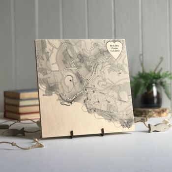 Personalised International Map Print On Wood, 3 of 11