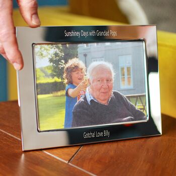 Personalised Grandparent Silver Plated Photo Frame, 2 of 12