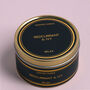 G Decor Set Of Three Black Scented Tin Candles, thumbnail 4 of 5