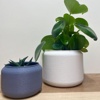 Textured Plant Pot 3D Printed, 5 of 7