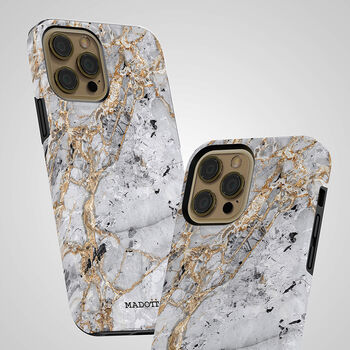 Golden Dragon Marble Tough Case For iPhone, 3 of 4