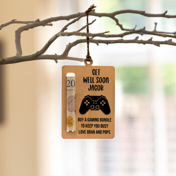 Personalised Gaming Money Gift Holder, 4 of 5