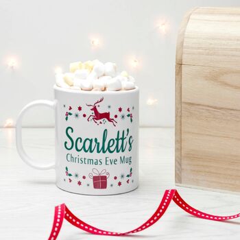 Personalised Children's Christmas Eve Mug, 4 of 8