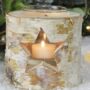 Personalised Birch Bark Vase / Candle Holder, thumbnail 1 of 2