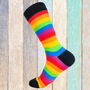 Lgbtq+ Gay Pride Rainbow Socks, thumbnail 1 of 2