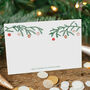 Baubles Personalised Christmas Note Cards, thumbnail 1 of 3