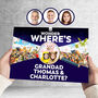 Personalised Grandad Photo Gift Book 'Wonder Where’s Grandad And Grandchildren?', thumbnail 1 of 9