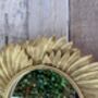 25cm Gold Sunburst Mirror Small Round Starburst Wall Mirror, thumbnail 7 of 7