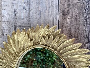 25cm Gold Sunburst Mirror Small Round Starburst Wall Mirror, 7 of 7