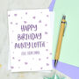 Personalised Birthday Card For Aunty, thumbnail 2 of 3