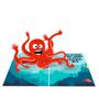 Touch Your Butt 3D Pop Up Octopus Card, thumbnail 4 of 10