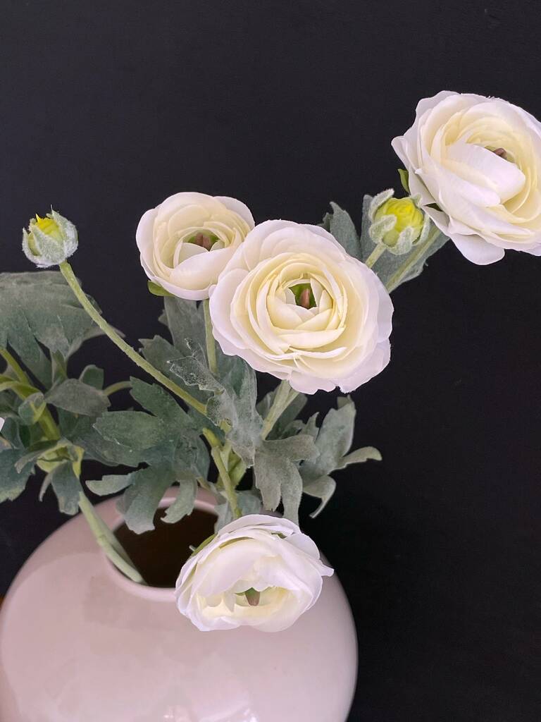 The Classic White Bunch Of Hand Tied Faux Flower Stems By London Garden