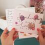 'Sending So Much Love To You' Friendship Postcard, thumbnail 2 of 3