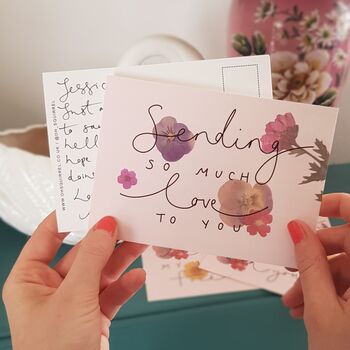 'Sending So Much Love To You' Friendship Postcard, 2 of 3