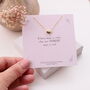 Distance Means So Little Friendship Heart Necklace, thumbnail 1 of 3