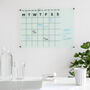 Acrylic Month To View Home Office Calendar, thumbnail 1 of 12