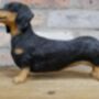 28cm Dachshund Sausage Dog Novelty Pot Indoor Outdoor, thumbnail 4 of 5