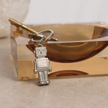 Robot Pewter Key Ring, 2 of 2