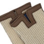 Oborne. Men's Crochet Back Leather Palmed Gloves, thumbnail 4 of 6