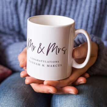 Mr And Mrs Personalised Mug, 2 of 5