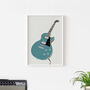Les Paul Guitar Print | Guitarist Music Poster, thumbnail 7 of 7