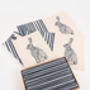 Blue Hare Placemat Gift Set, thumbnail 4 of 4