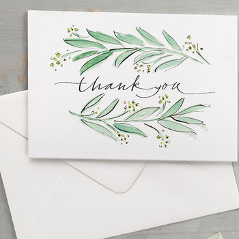 'Thank You' Garland Card, 3 of 3