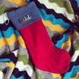 Muslin Christmas Stocking In Multiple Colour Options, thumbnail 6 of 8