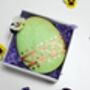 Large Hand Painted Easter Egg Macaron, thumbnail 1 of 4