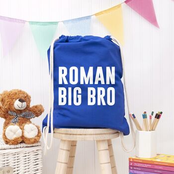 Boy's Personalised Brother Gym Bag, 4 of 8
