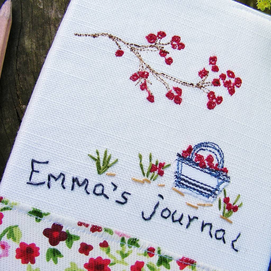 Personalised Journal Notebook Reusable Cover By pipany