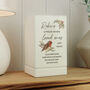 Personalised Robins Appear Small Wooden Urn, thumbnail 1 of 2