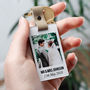 'Neutrals' Leather Photo Memory Keyring, thumbnail 6 of 7