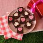 Hand Iced Delicate Love Brownies, thumbnail 1 of 3
